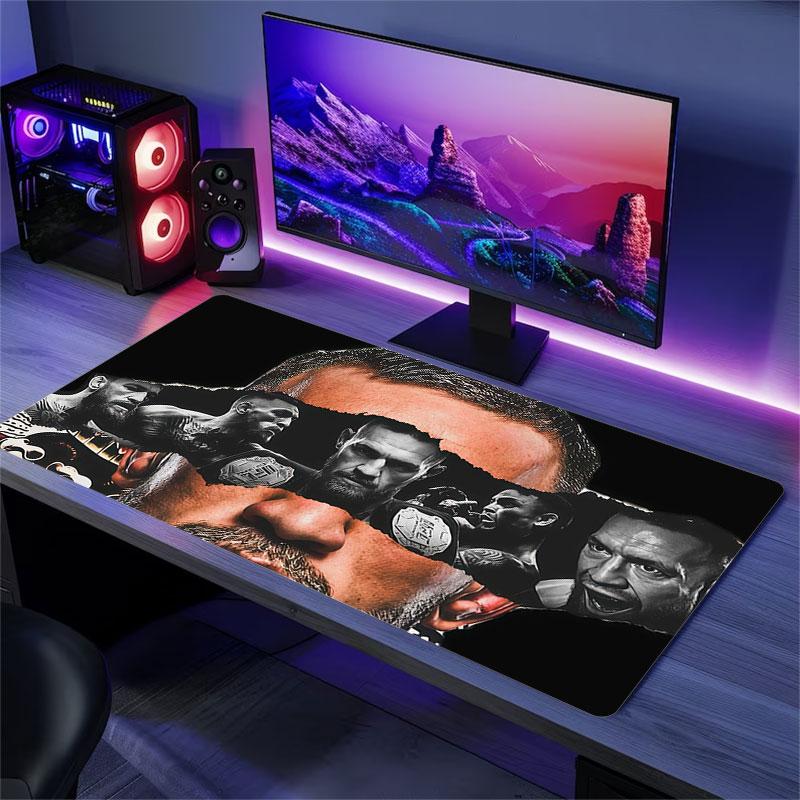 The Notorious Mouse Pad, Large Gaming Desk Mat, Non-slip XXL Mousepad for Laptop & Tablet, Mini PC Playmat with Stitched Edges