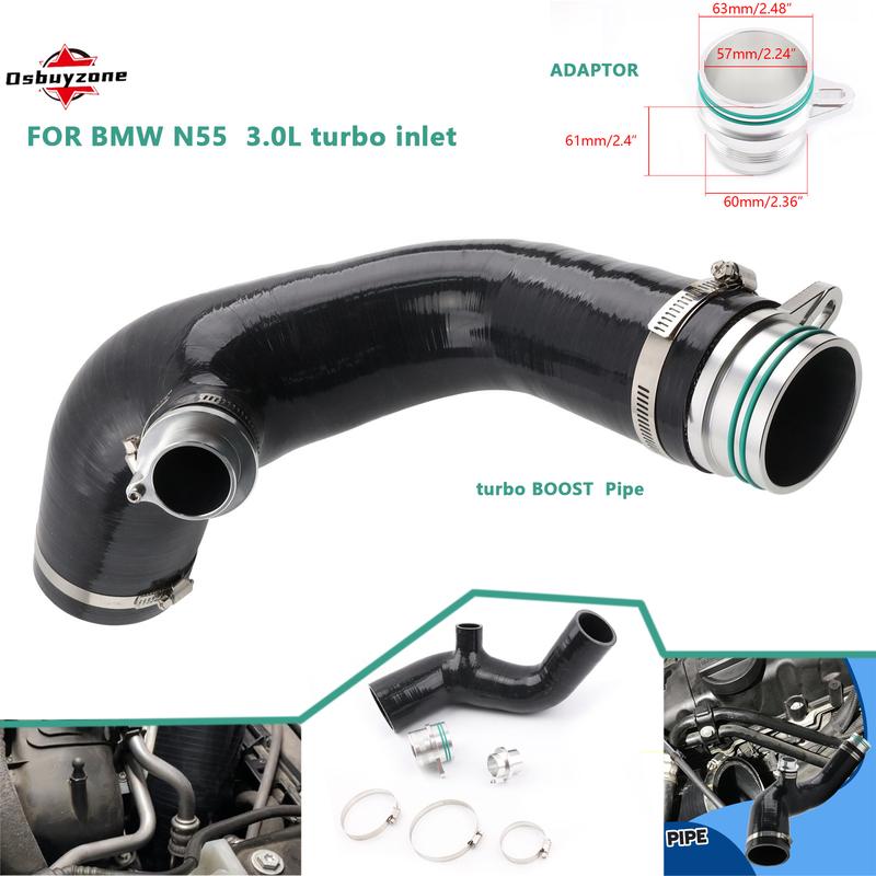 upgrade turbo boost Intake Inlet Pipe for performance BMW N55 3.0T engine hybrid turbo M2 F87 F30 F32 135i 235i 335i 435i 535i