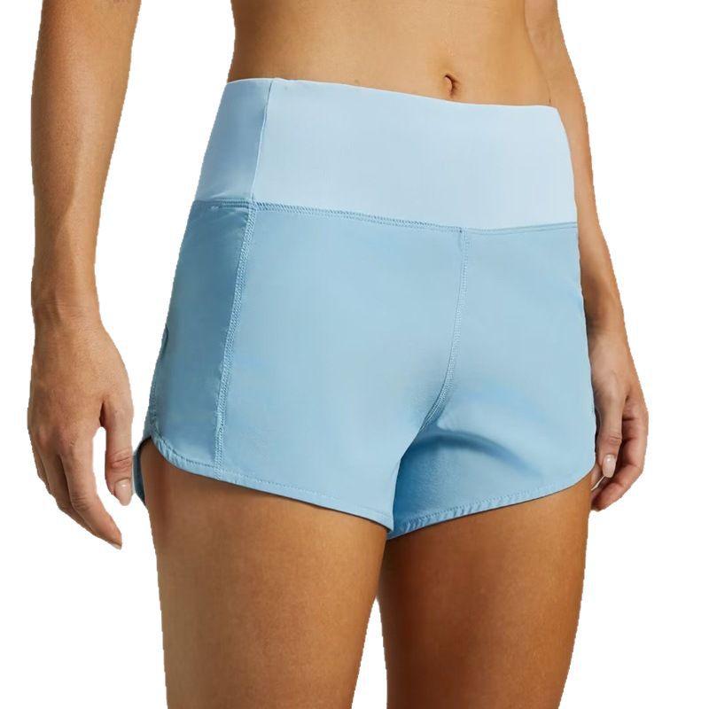 Yoga Shorts Women's Hot Pants Sports High Waisted Fitness Lined with Track and Field Marathon Running