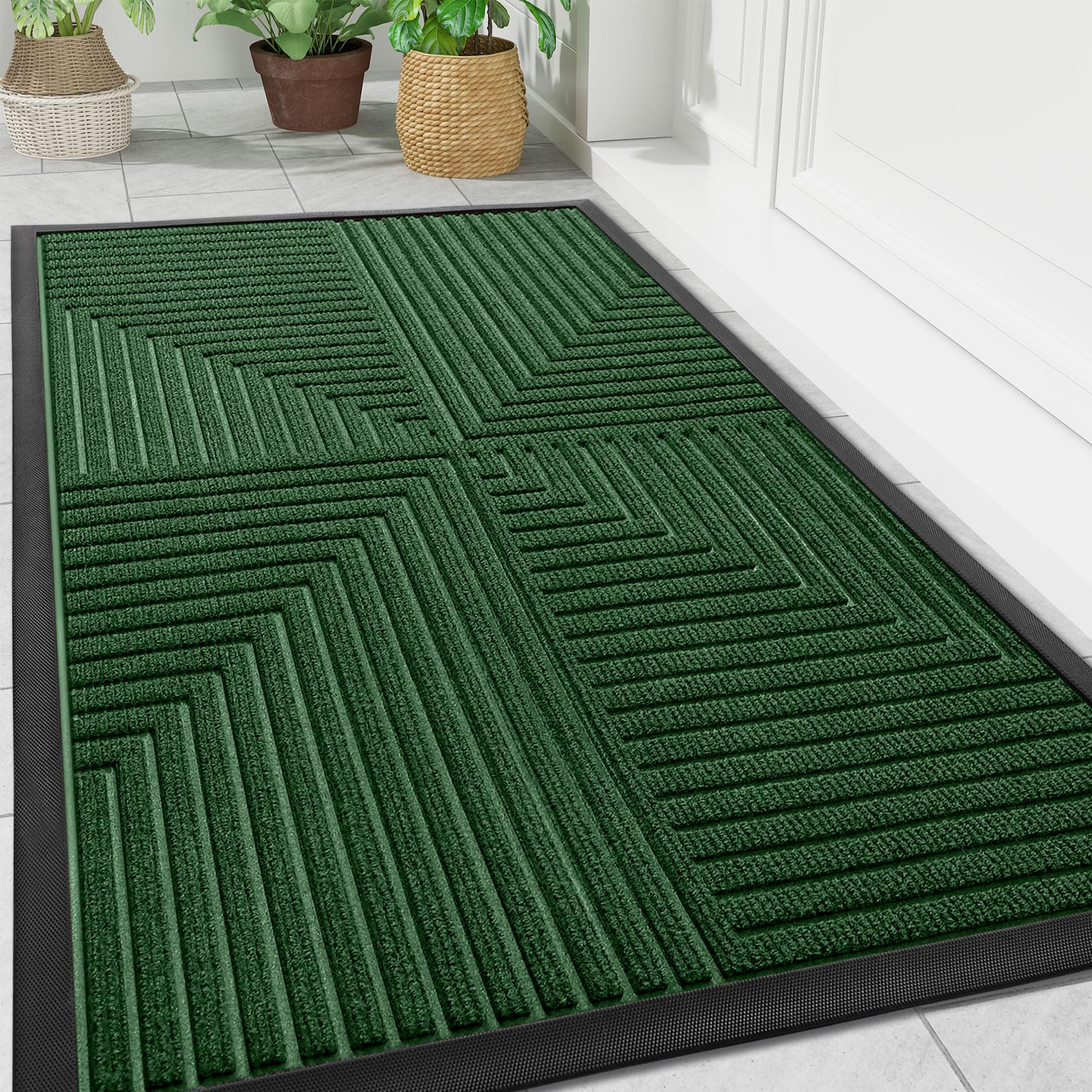 

Oanly Entrance Door Carpets Indoor Outdoor Heavy Duty Floor Mats Kitchen Batroom Non-slip Doormats Easy Clean Entryway Floor Mat 61x91.5cm