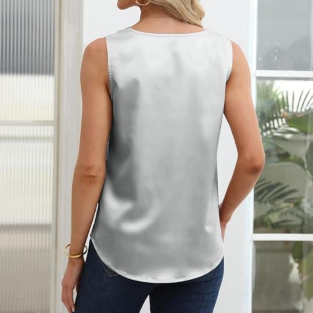 Women's Fashionable Casual Solid-color Vest Top
