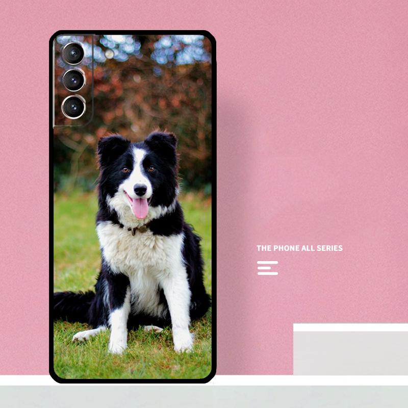 Border Collie Dog Phone Case For Samsung Galaxy S25 Ultra S20 S21 S22 S23 S24 Plus S9 S10 S24 FE Cover Coque