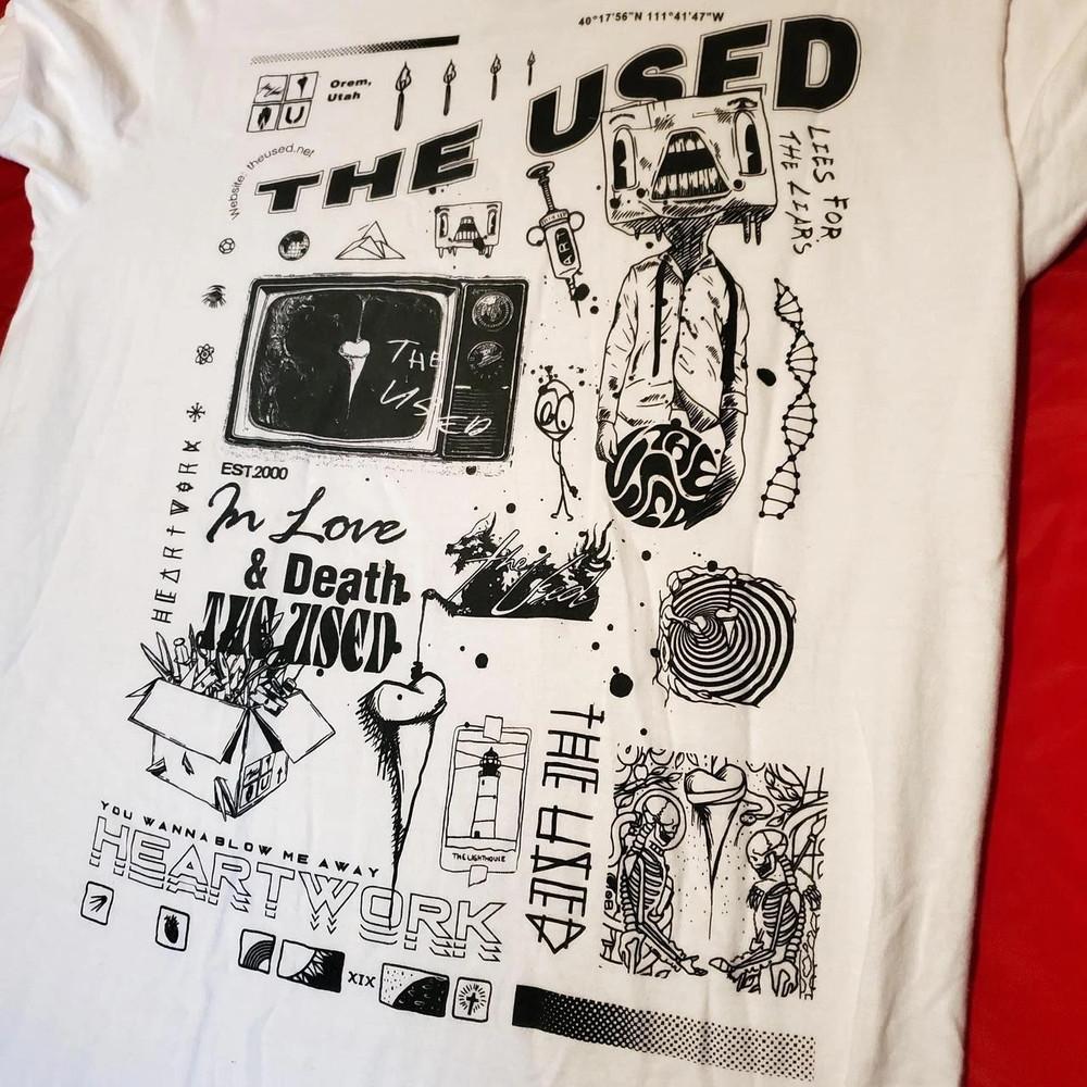 The Used Yesterday's Feelings Album Collage Band T Shirt Full Size S-5XL Unisex T-Shirt