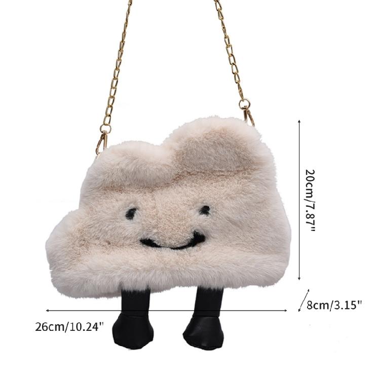 Fashionable Cloud Shaped Handbag Crossbody Bags Must Have Shoulder Bag for Girls