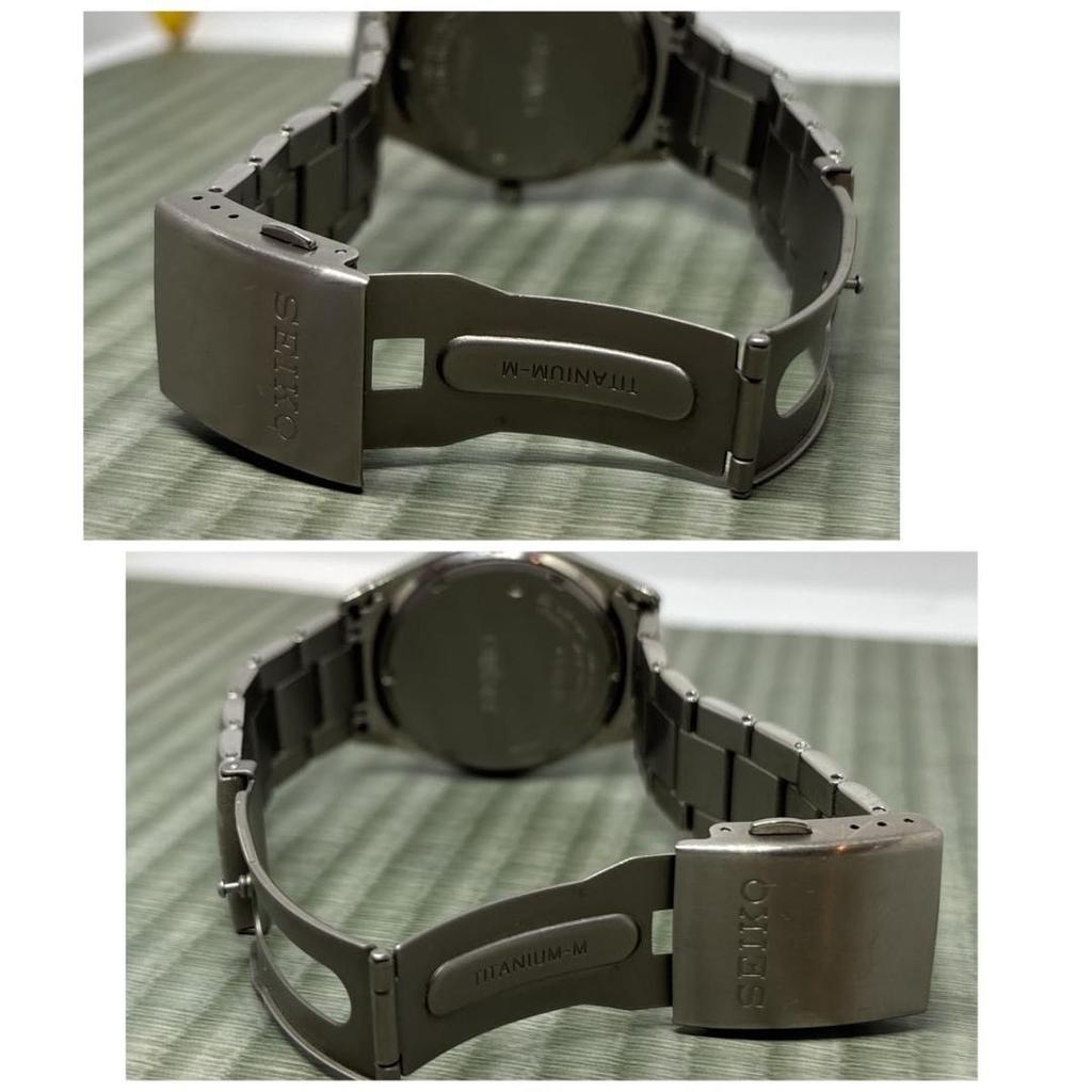 [USED] Fully functional SEIKO TITANIUM 7N43-0AN0 with no scratches on the crystal