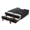 HE-2006 4x2,5 Zoll Schächte Sata Internes Rack Festplatte für Gehäuse HDD SSD Mobiles Gehäuse Abdeckung mit LED-Anzeige