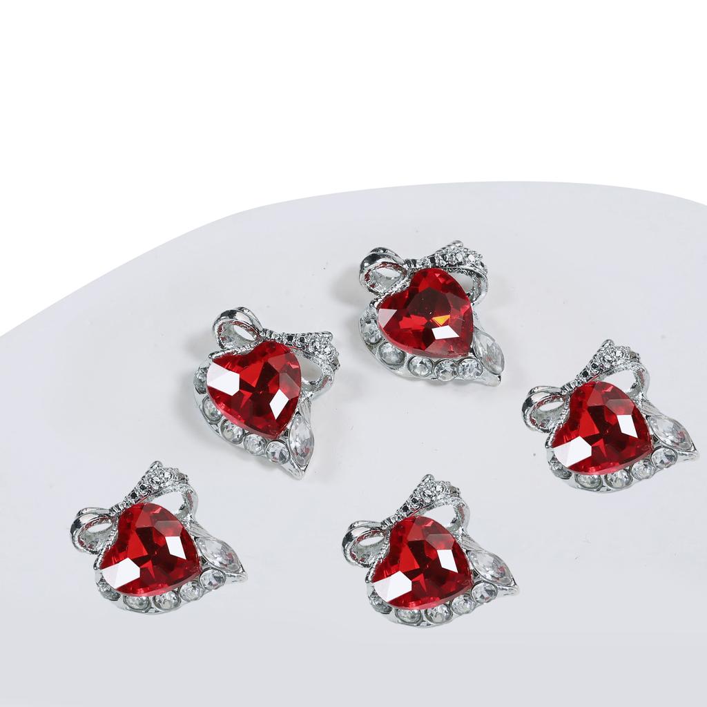 5 bucăți Nail Art Strass Decorație pentru manichiură DIY Adaugă modă unghiilor tale pentru femei și fete