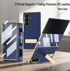 Samsung Z Fold Magnetic PU Leather Case with Rotating Stand