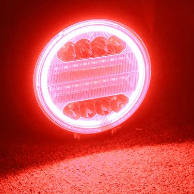 Lampa robocza, okrągły reflektor, anielskie oczy, montaż świateł samochodowych