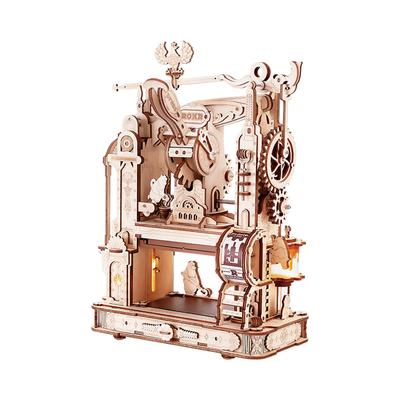ROKR Klassische Druckmaschine Mechanisches 3D-Holzpuzzle LK602