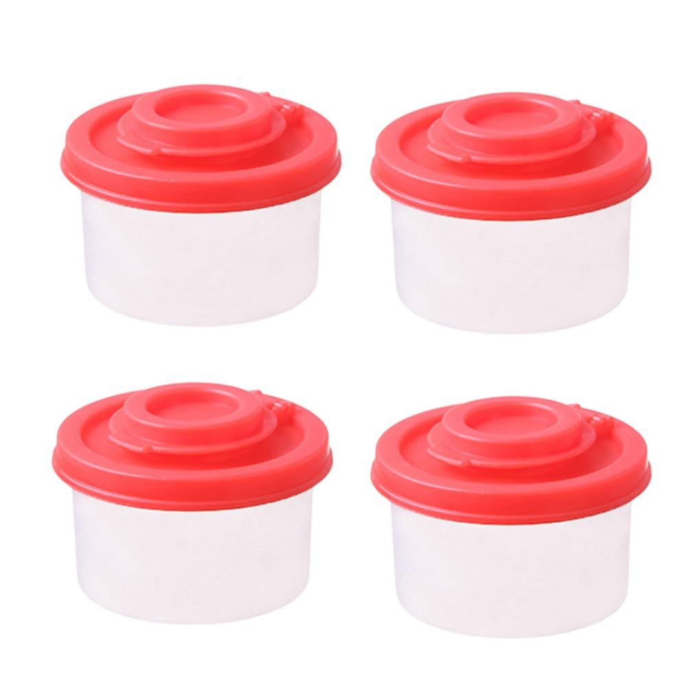 4Pcs Mini Seasoning Jar Dustproof 50ml Spice Tools Airtight Seal Insect-proof Salt Pepper Shake Bottle Lunch Box