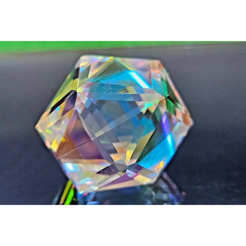 98.35 Ct Rainbow Color Mystic Topaz Fancy Cut Stunning Certified Loose Gemstone
