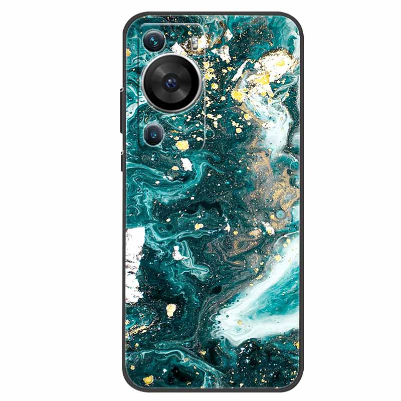 For Huawei P60 Pro Case Animals Protector Soft Silicone Phone Back Cover Cases for Huawei P60 Pro Coque Shockproof Wolf New Capa