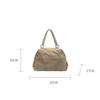 Fashionable Nylon Rivet Underarm Tote Bag Women's Large Capacity Shoulder Commuter Bag Autumn Trend Pure Color Bags Handbag KTB