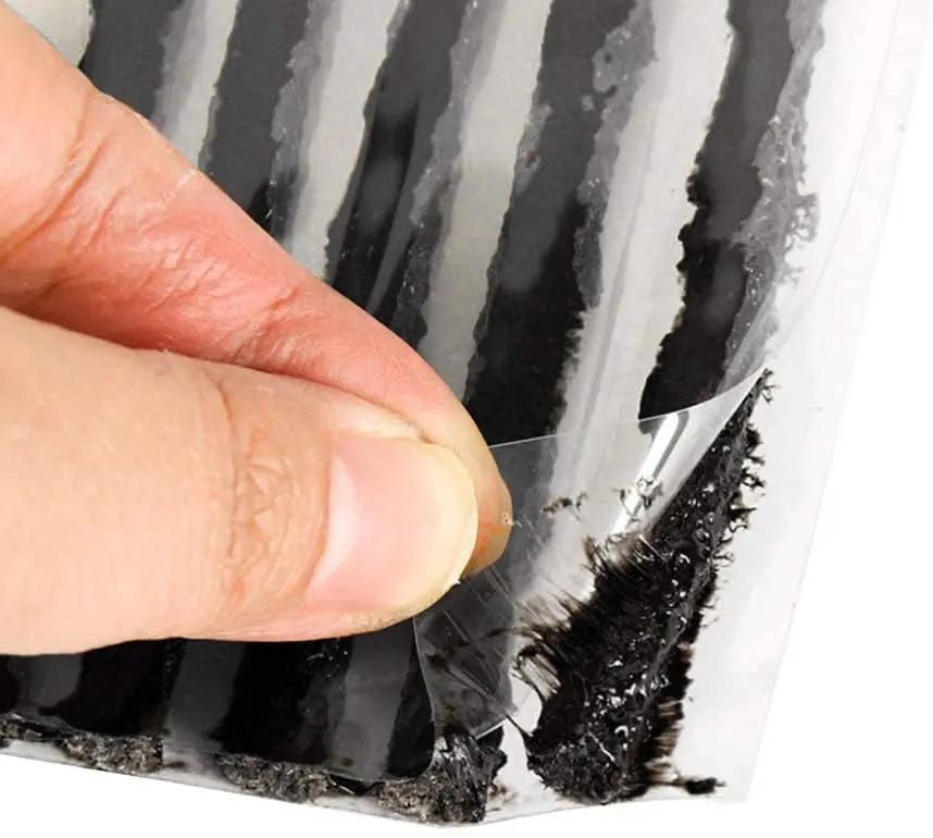 10ks struny na opravu defektu zátky automobilových pneumatik Těsnění pryžových proužků pro automobilový motocykl Nástroje na opravu pneumatik s vysokou lepivostí