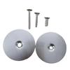 Steel Door Hole Filler Plate with Screw for Cabinet Bedroom Sliding Door Accessory Home Commercial