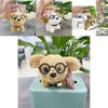 Adorable Plush Dog Toy Cute Cartoon Stuffed Animal For Kids Gift And Backpack Charm