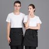 Korean Style Canvas Denim Waist Apron For Cafe Baristas Waiters Restaurant Work Wear