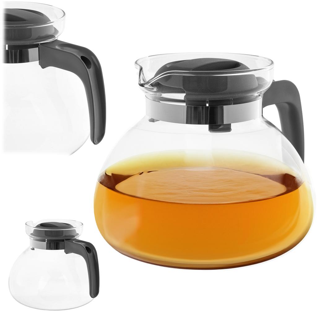 KADAX Heat-Resistant Glass Teapot with Lid 1.7L