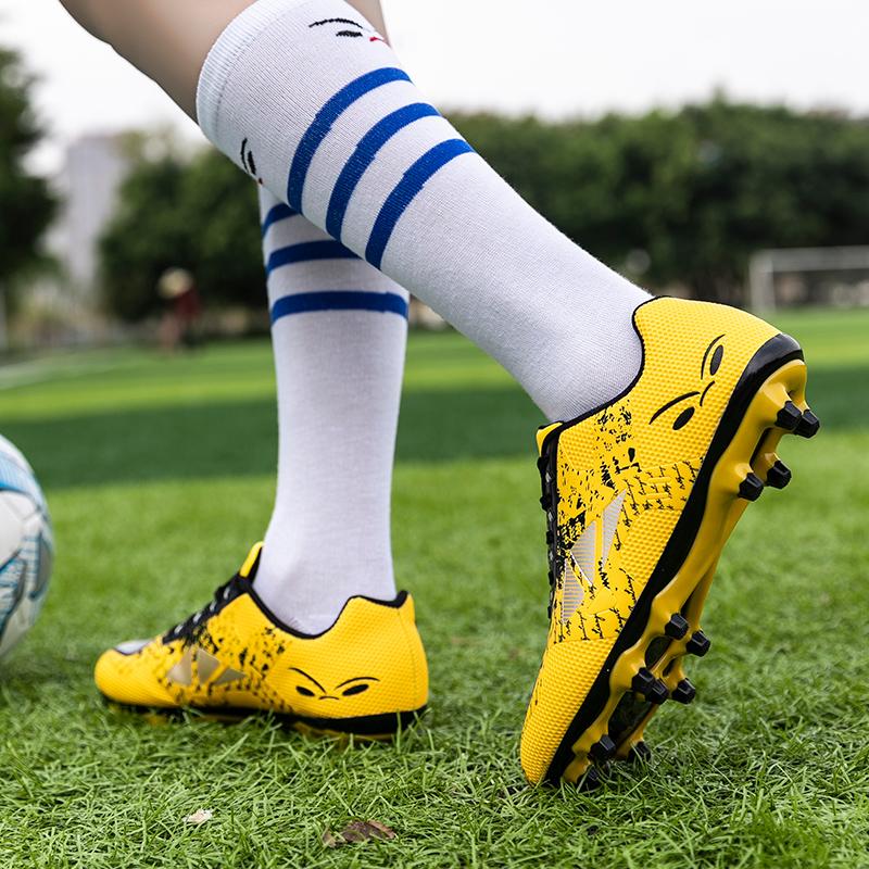 Футбольные бутсы унисекс. Обувь для соревнований. Шипы. Студенческая спортивная — фото 14