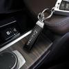 crglqt1 Car Calfskin Keychain Zinc Alloy Auto Keyring Accessories For Lexus LS LC RZ IS350 ES300 GS350 CT200h GX460 LX570 RX500h NX300