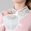 Elegant Fake Collar White Color Blouse Collar Versatile Detachable Collar  Women Apparel