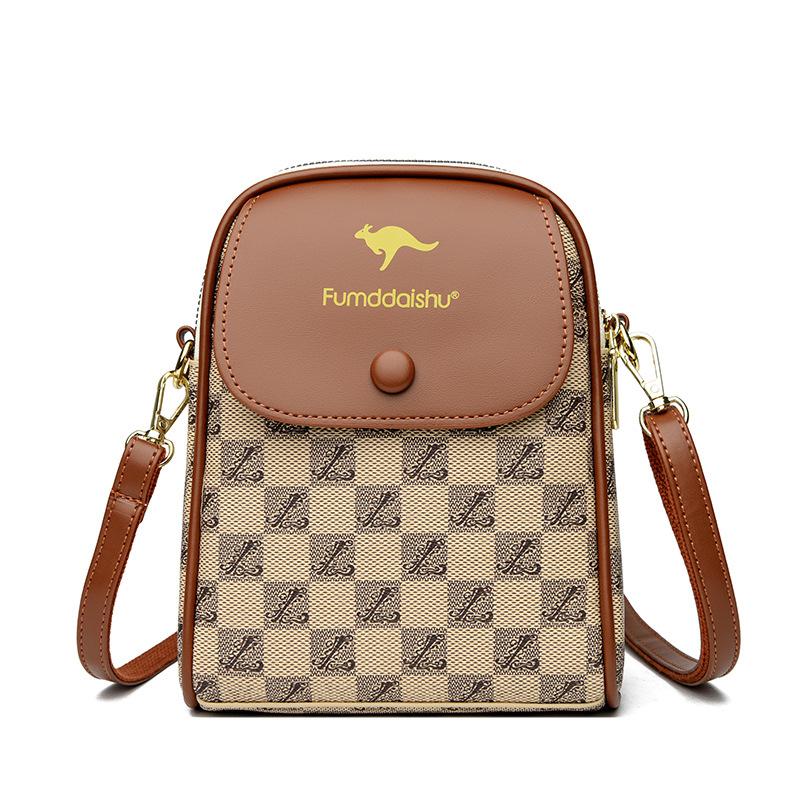 

Fashion leather texture mini mobile phone new shoulder soft leather versatile women s messenger bag small bag