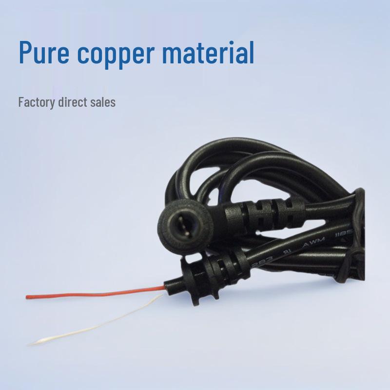1.2m Pure Copper DC Elbow Power Cable 22 AWG, 5.5x2.5mm with Clip for Laptop Charging