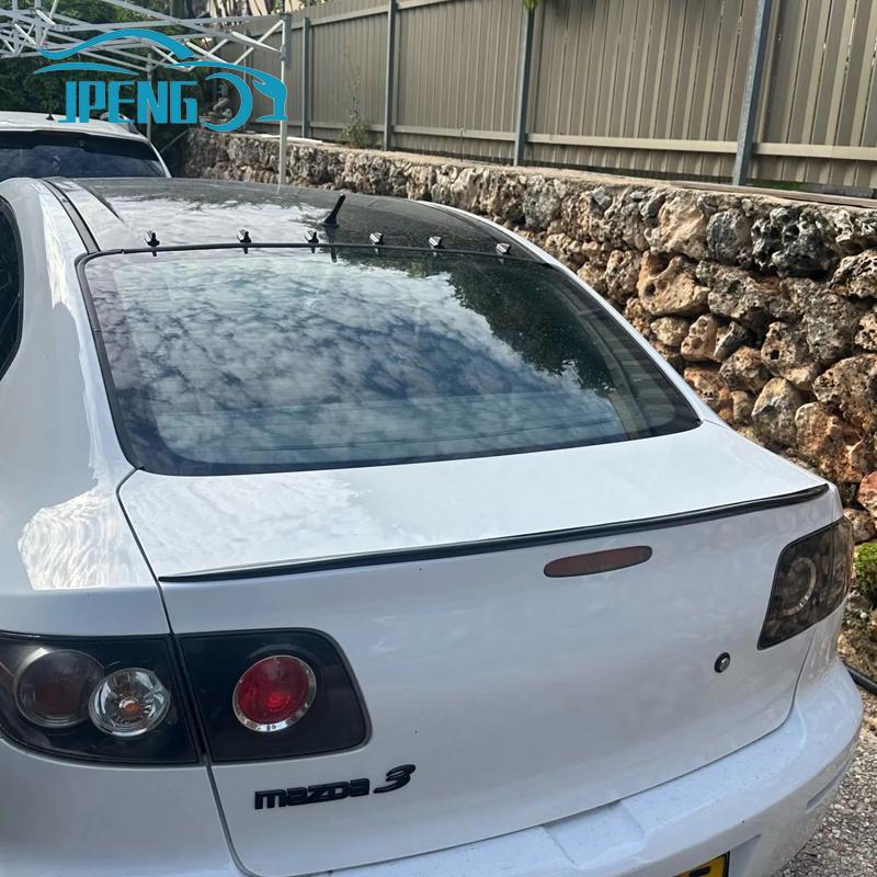 For Nissan versa BYD King Kia Forte K3 Chevrolet Aveo VW Virtus Mazda2 Mazda3 Car Rear Roof Trunk Spoiler Wing Boot Lip