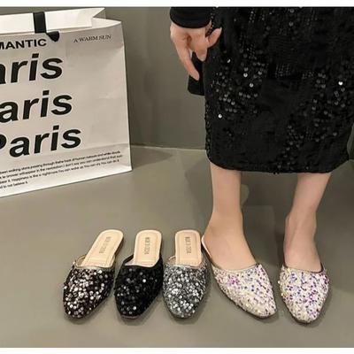 2025Women's Slippers and Outside Flat Rubber Shoes Slides Summer Footwear On Sale Chic Elegant Eva Promotion Original