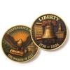 250th Anniversary Commemorative Coin Independence Day Founding Medal Challenge Coin Embossed Metal Coin Color Printed Badge