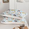 Cute Cartoon Cat Pattern Bed Hat Four-Piece Bedding Set Bedroom Dormitory Bedding Decoration