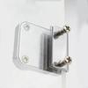 Schloss mit Stanzung für Glasschränke Diebstahlschutz für Vitrinen Kaltgewalzter Stahl Passend für 5-8 mm dickes Glas 2 Schlüssel