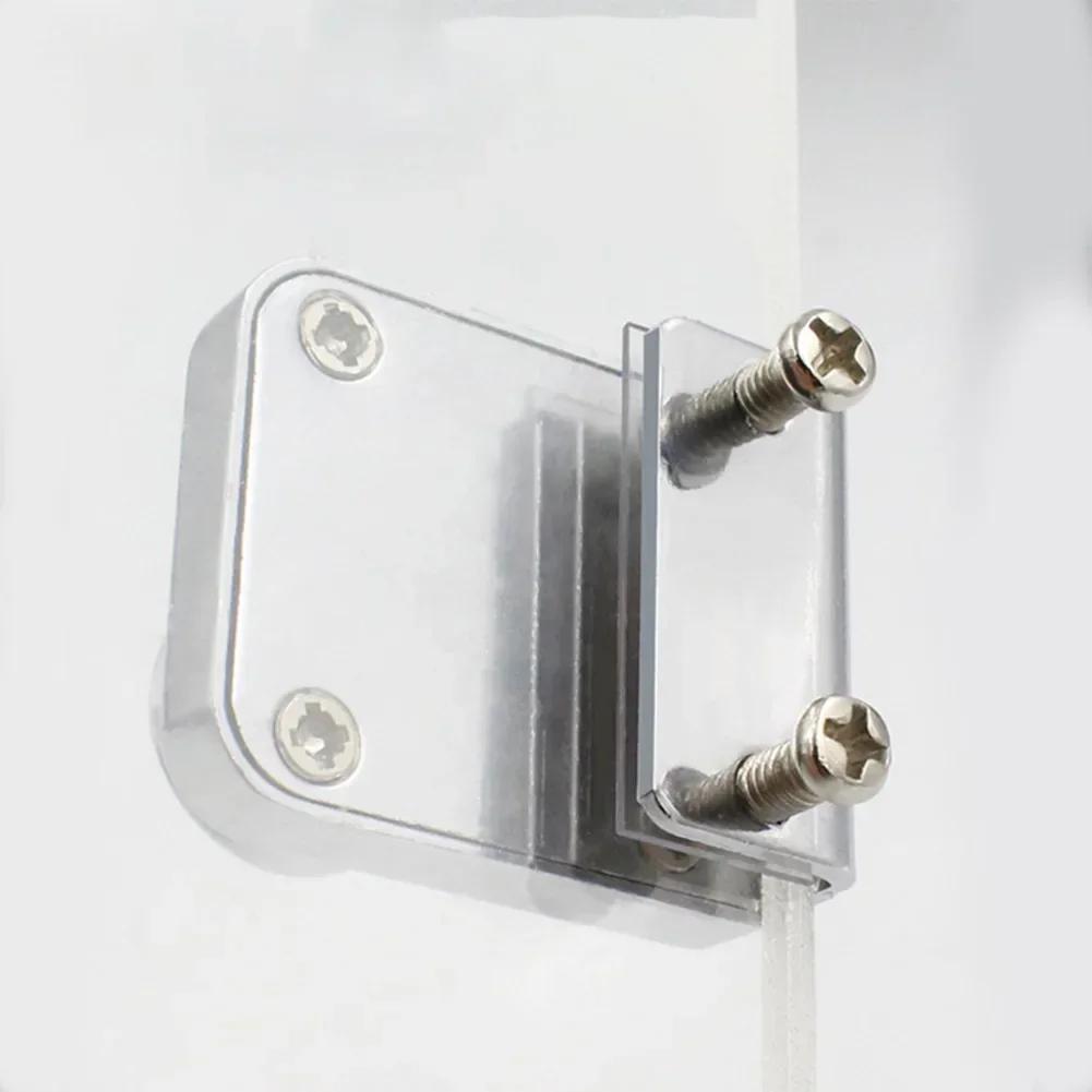 Schloss mit Stanzung für Glasschränke Diebstahlschutz für Vitrinen Kaltgewalzter Stahl Passend für 5-8 mm dickes Glas 2 Schlüssel