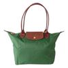 Le Pliage Goldene Metall-Accessoires Nylon-Tragetasche Tragetasche Einkaufstasche Schulter-Handtasche Mittelgroß Damen British Green 2605089P95