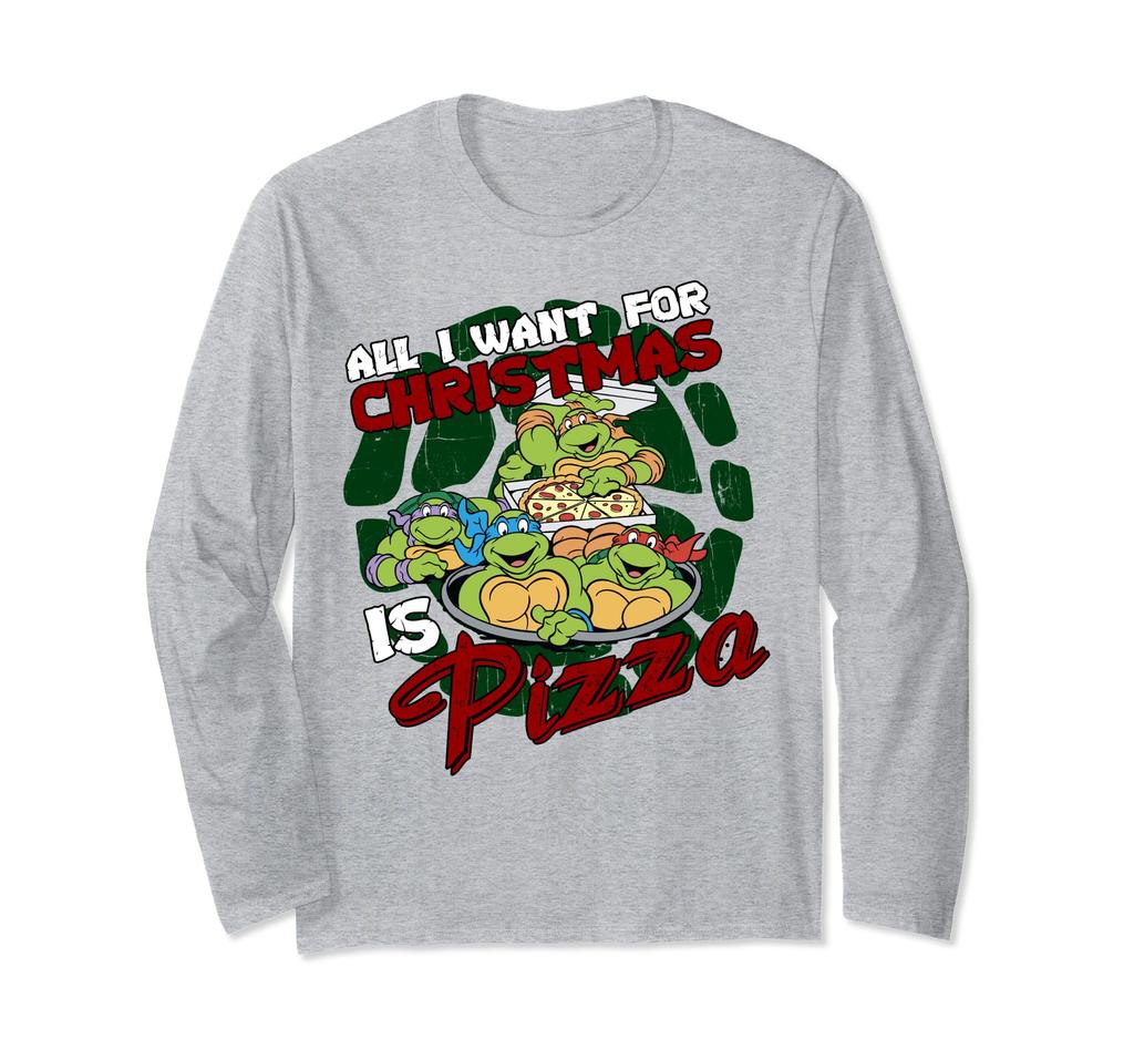 Teenage Mutant Ninja Turtles Pizza Shell Group Long Sleeve T-Shirt
