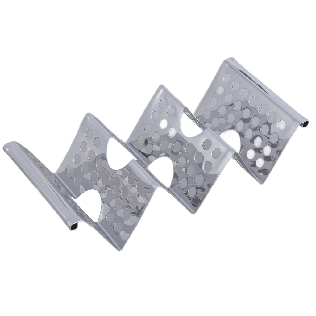Set of 4 Stainless Steel Taco Racks Effective Taco Stands Holder for Professional Food Presentation at Home