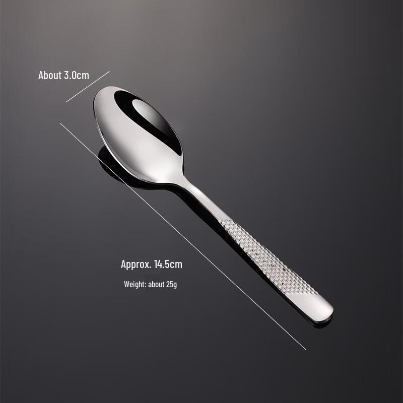 Qianxing Star Diamond 410 Stainless Steel Tea Spoon Set
