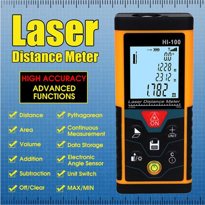 CP-100S 100m Hand Digital Laser Point Distance Meter Measure Tape Range Finder CP-100S 100m Hand Digital Laser Point Distance Meter Measure Tape Range Finder