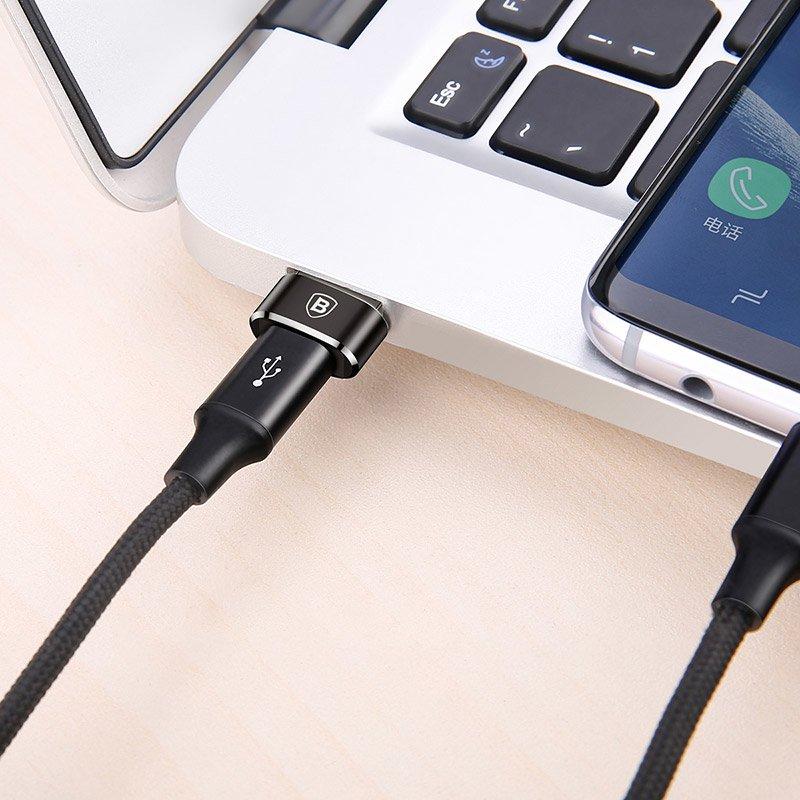 Adapter Otg Converter From Usb-C (Female) To Usb-A (Male) Black