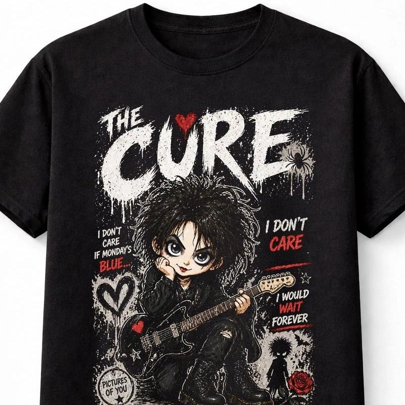 The Cure Pictures Of You Goth Rock Band Graphic Emo Music Unisex TShirt S
