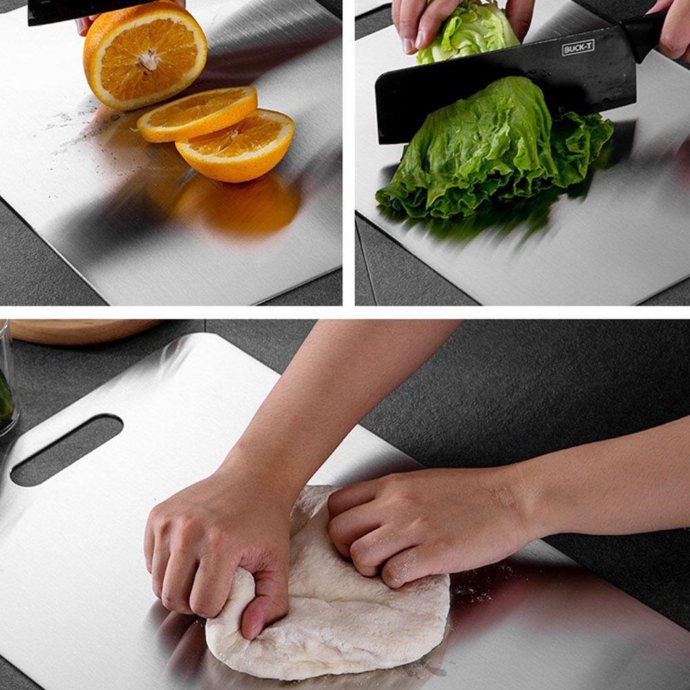 Stainless Steel Chopping Board Thickened Cutting Board Mats Multifunctional Cutting Board