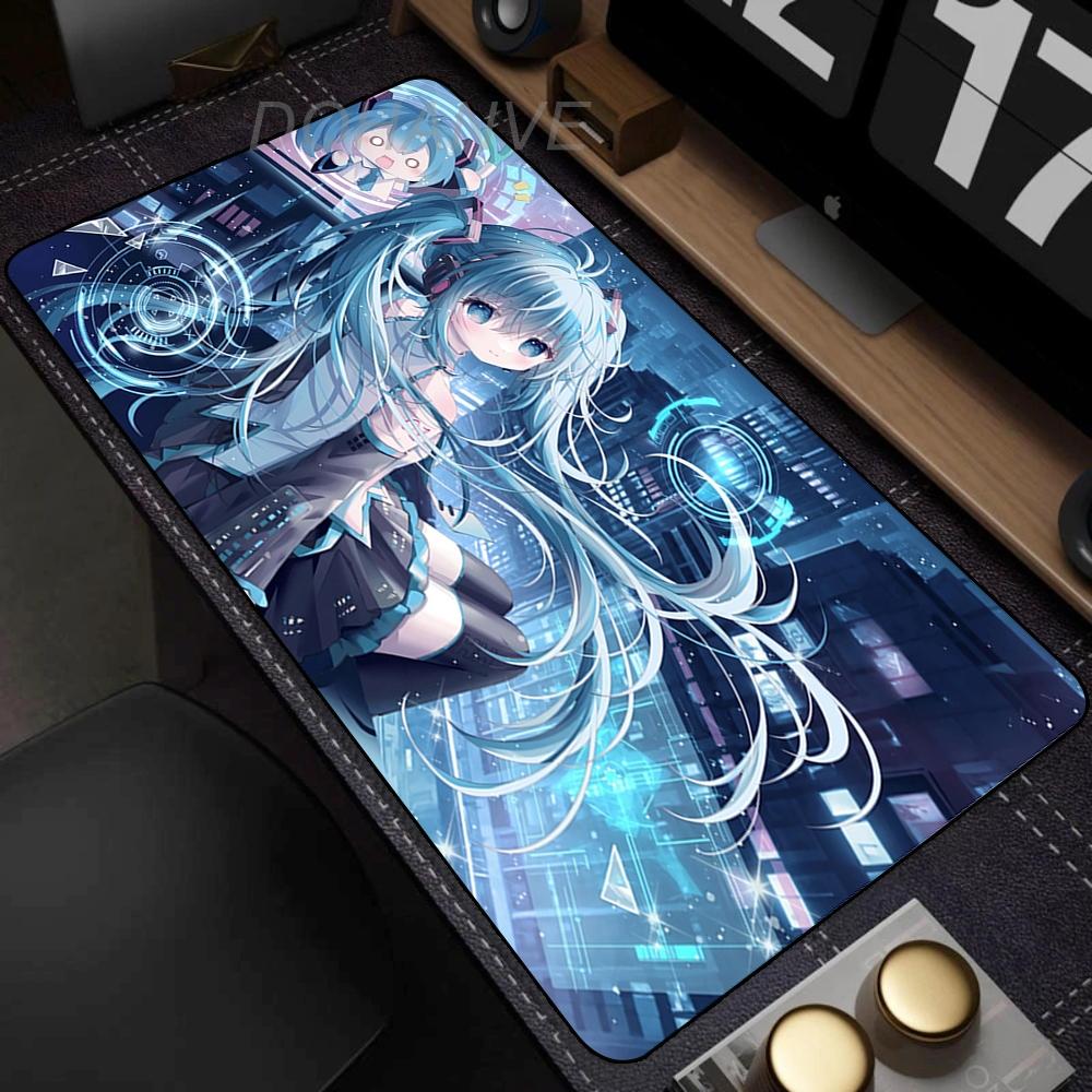 XXL Mouse Pad H-hatsune Miku Mousepads Multi Size Keyboard Pads Desk Mats Extended Mausepad Office Gaming Accessories Mousepad