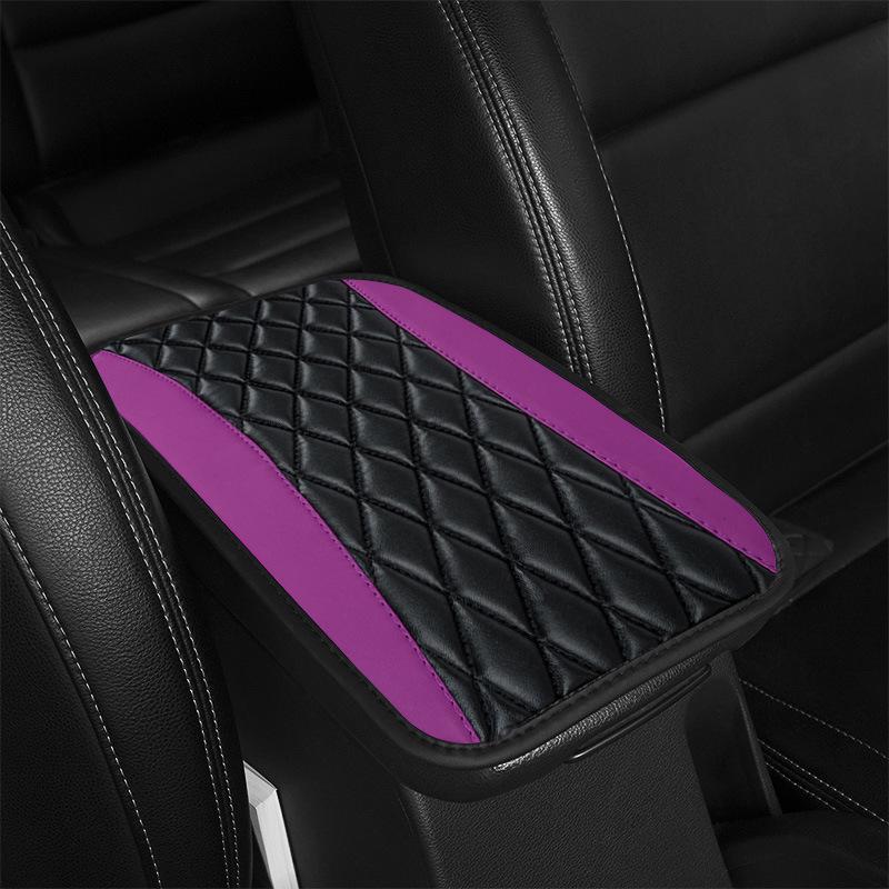 Universal Car Armrest Cover with Storage Bag – SUV/Sedan Console Protector