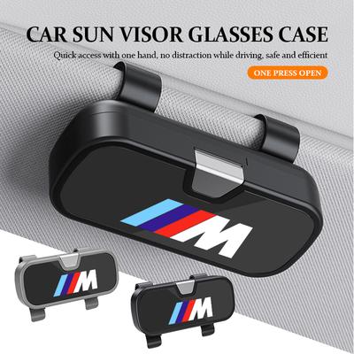 Car Sun Visor Sunglasses Holder Case Anti-Scratch Protective Box For 1 3 5 7 Series M F01 F20 F10 F13 E52 E53 E60 E93