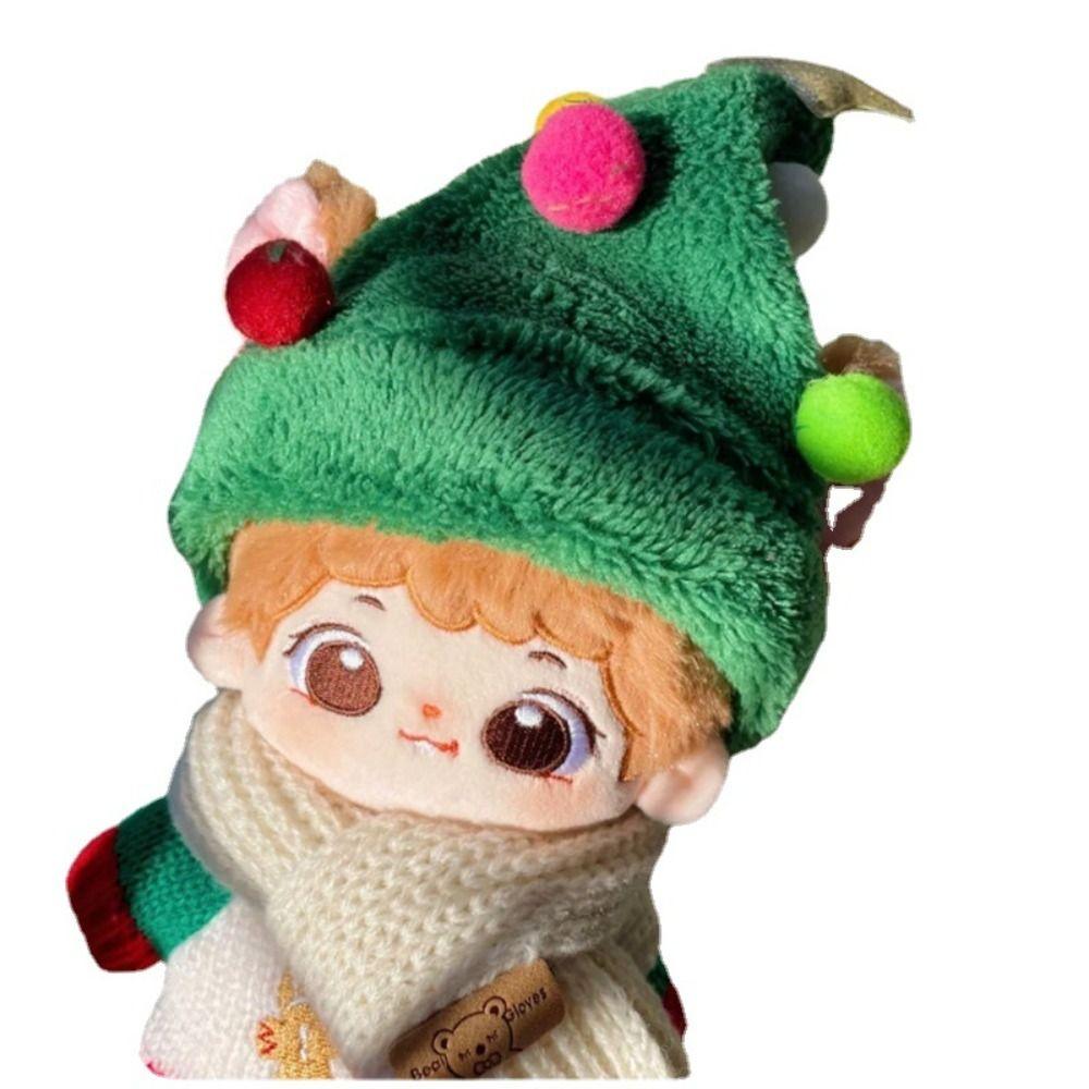 Christmas Doll Clothes Decoration Cartoon Toy Accessories 20cm Cotton Doll Clothes Cotton Doll