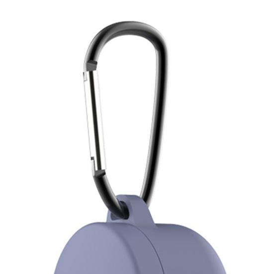 Wireless Bluetooth-compatible Earphone Anti-fall Protective Silicone Case Storage Cover with Carabiner for Redmi AirDots 3