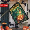 2D Flat - 2D Flat Trick Or Treat for Halloween_ Pumpkin Garden Flag_ 4 (7)- Outdoor Garden Flag Double-Sided Home Decoration Courtyard Decoration Outd