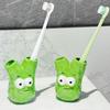 Creative Ceramic Toothbrush Holder Scallion Shape Makeup Brush Shelf  Home Decor
