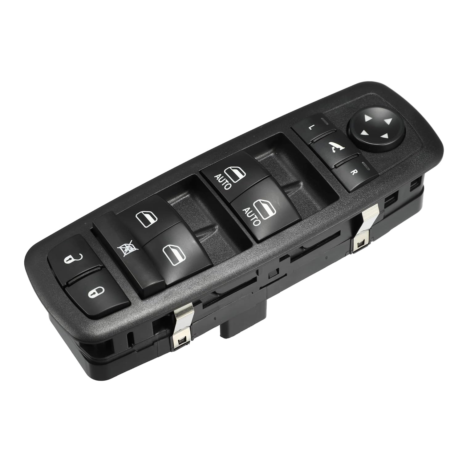 

ACROPIX Front Left Driver Side Master Power Window Switch Fit for Ram 1500 2500 3500 No.68212784AB/68212784AA - Pack of 1 Black